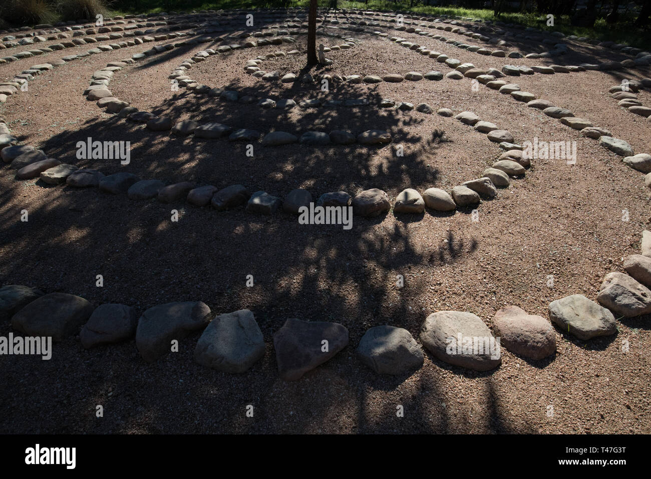 Japanese-inspired Zen Garden In Austin, Texas Stock Photo - Alamy