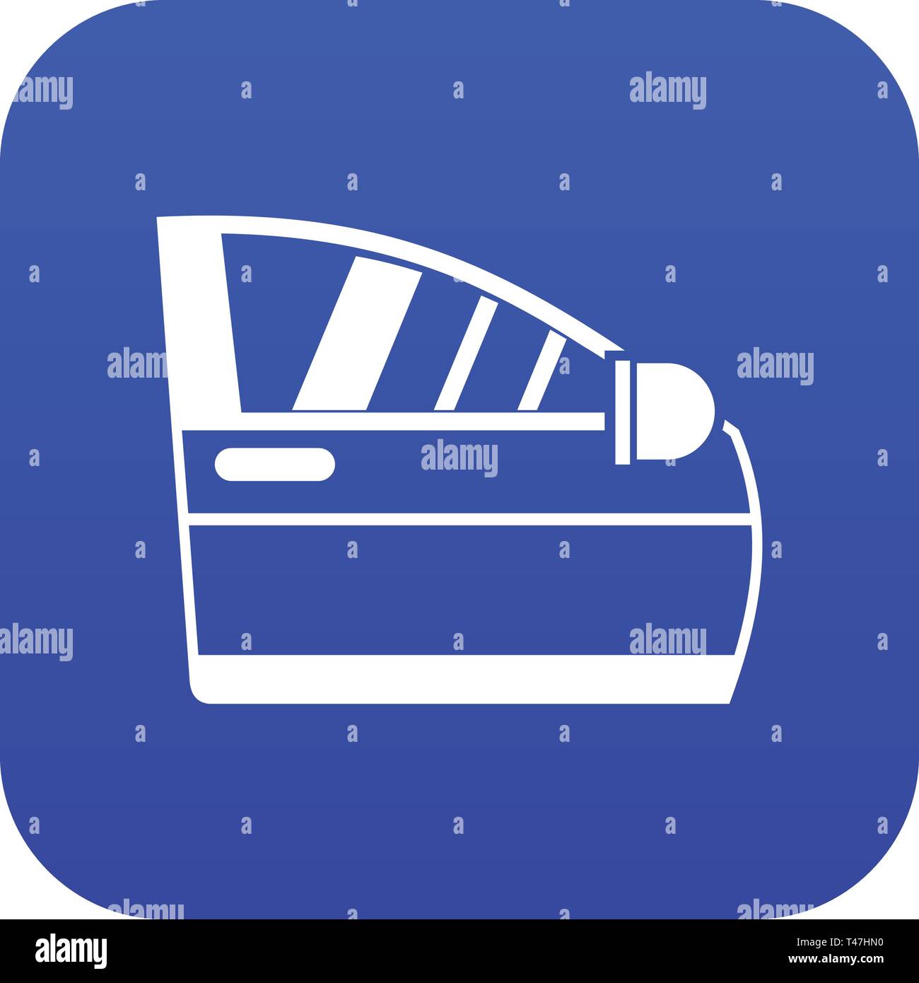 Car door icon digital blue Stock Vector Image & Art - Alamy