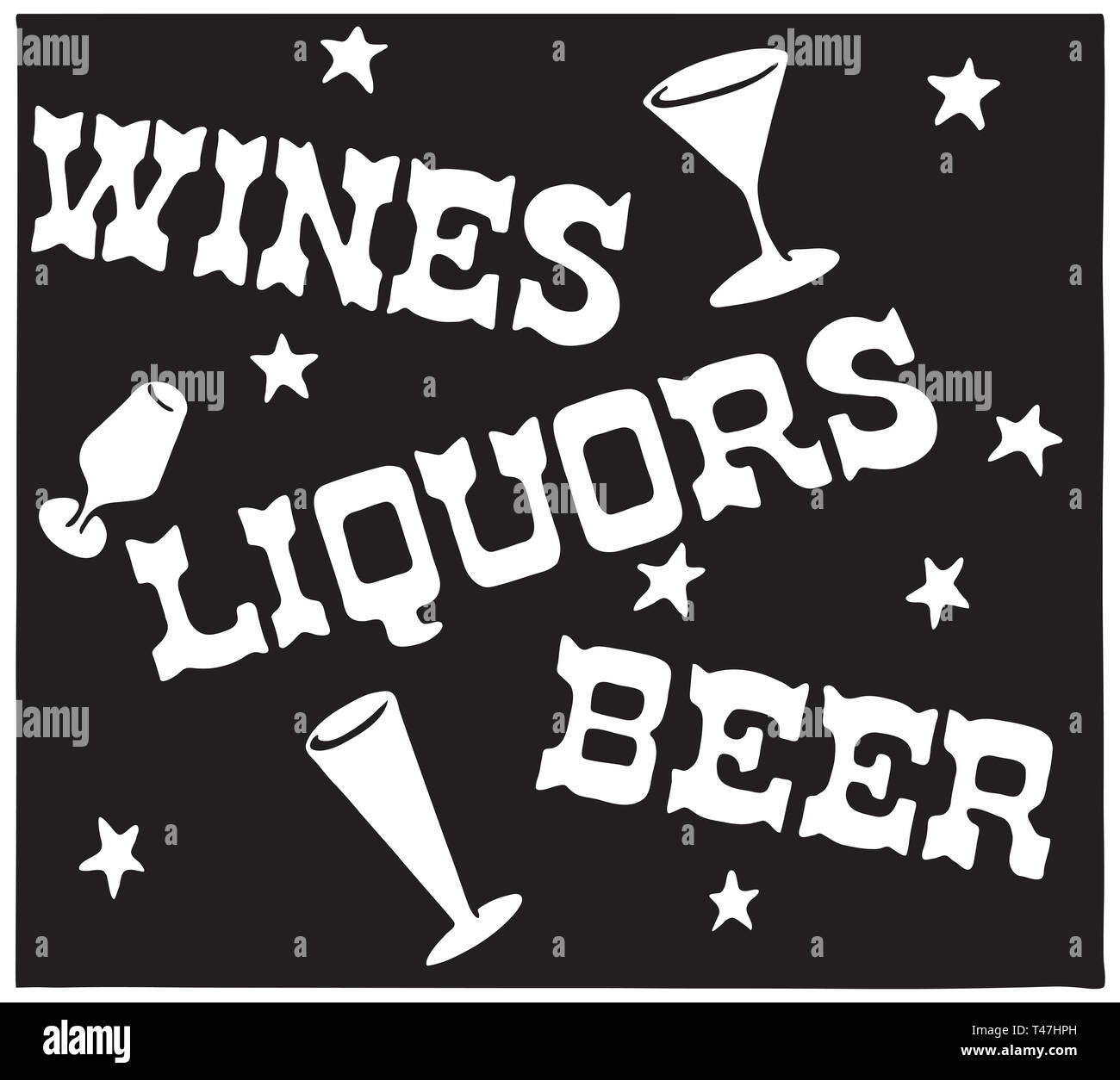 Wines Liquors Beer 5 Stock Photo Alamy