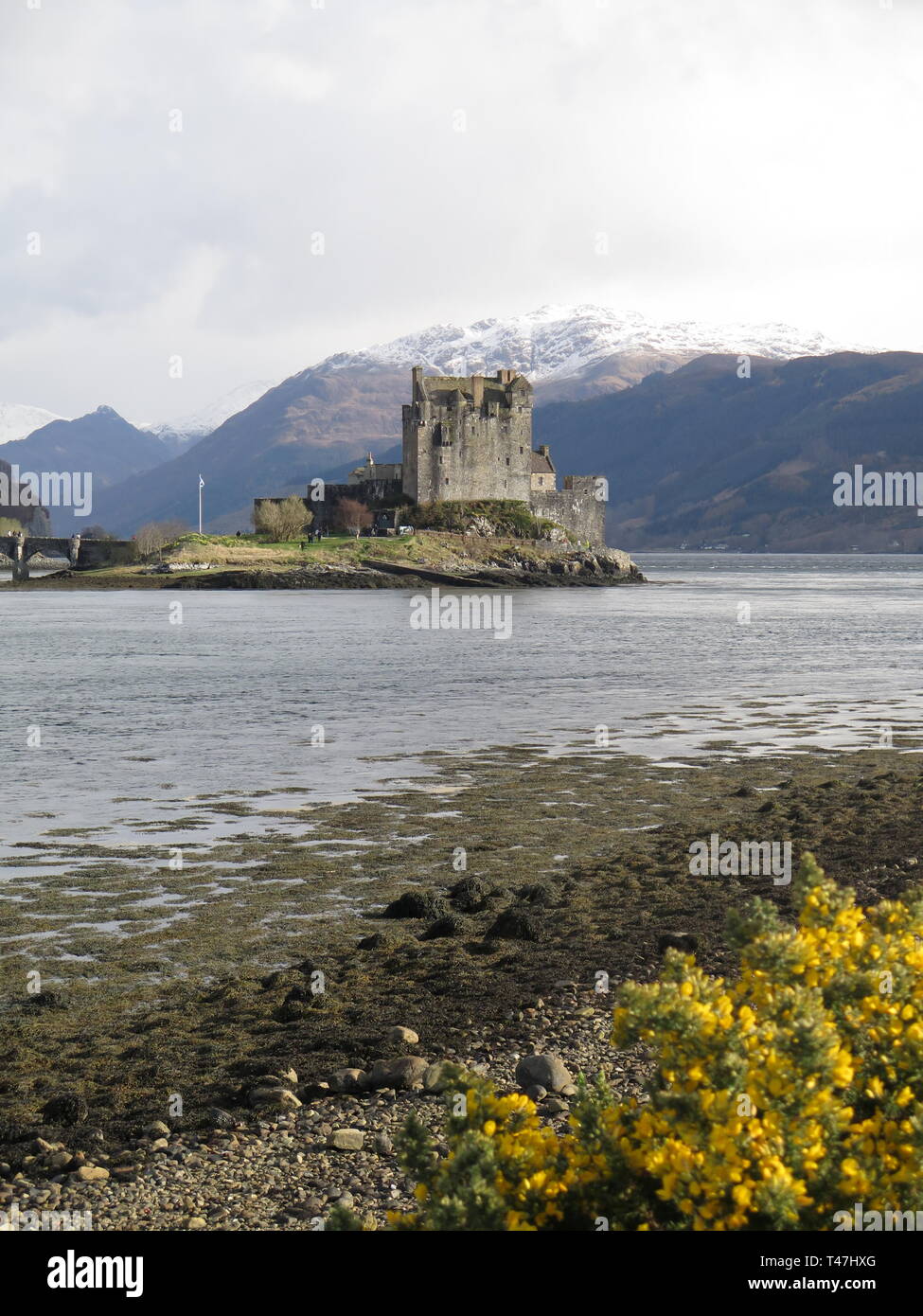 Scotland: Loch Alsh & Eilean Donan Castle Stock Photo