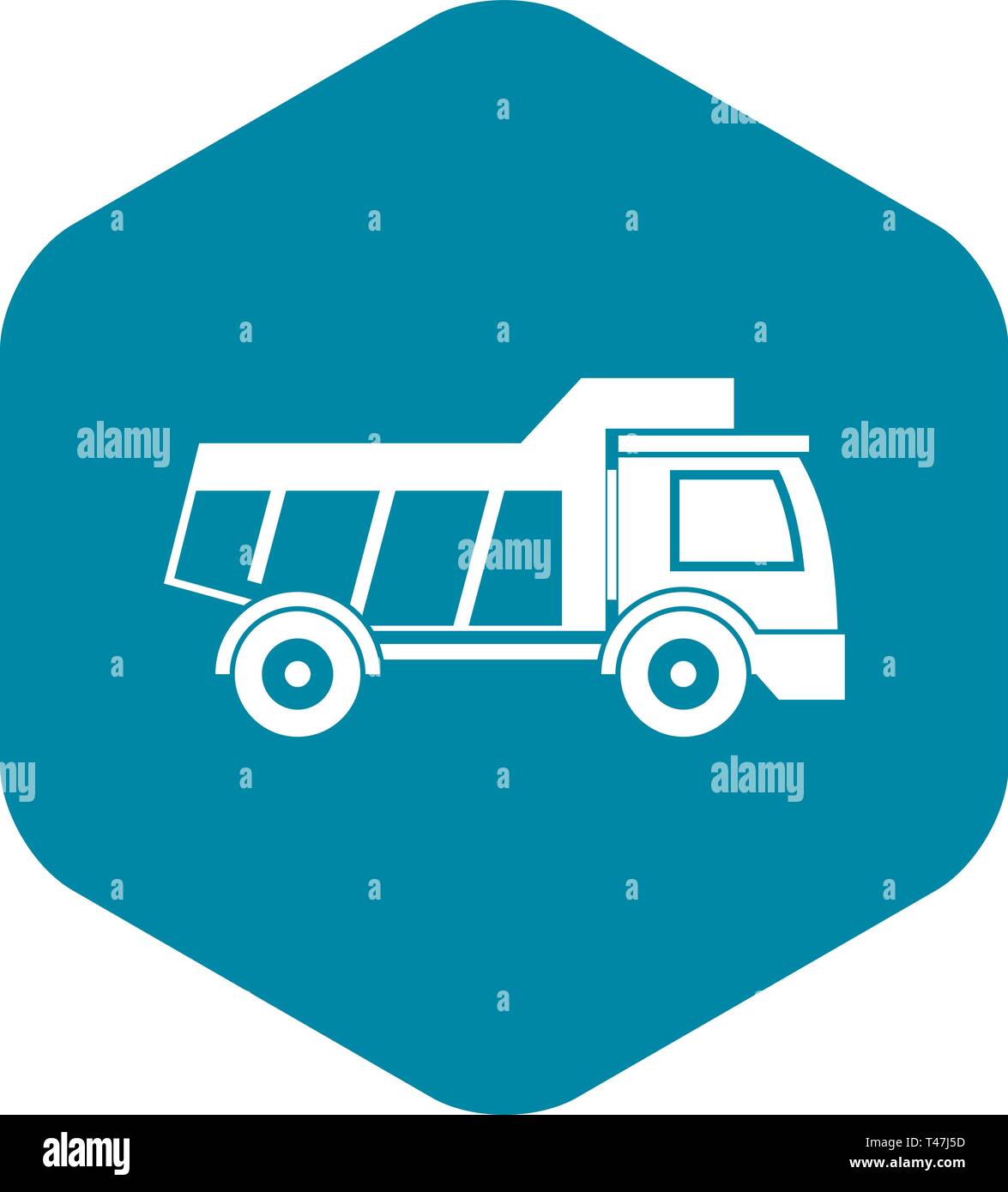 Toy truck icon, simple style Stock Vector Image & Art - Alamy