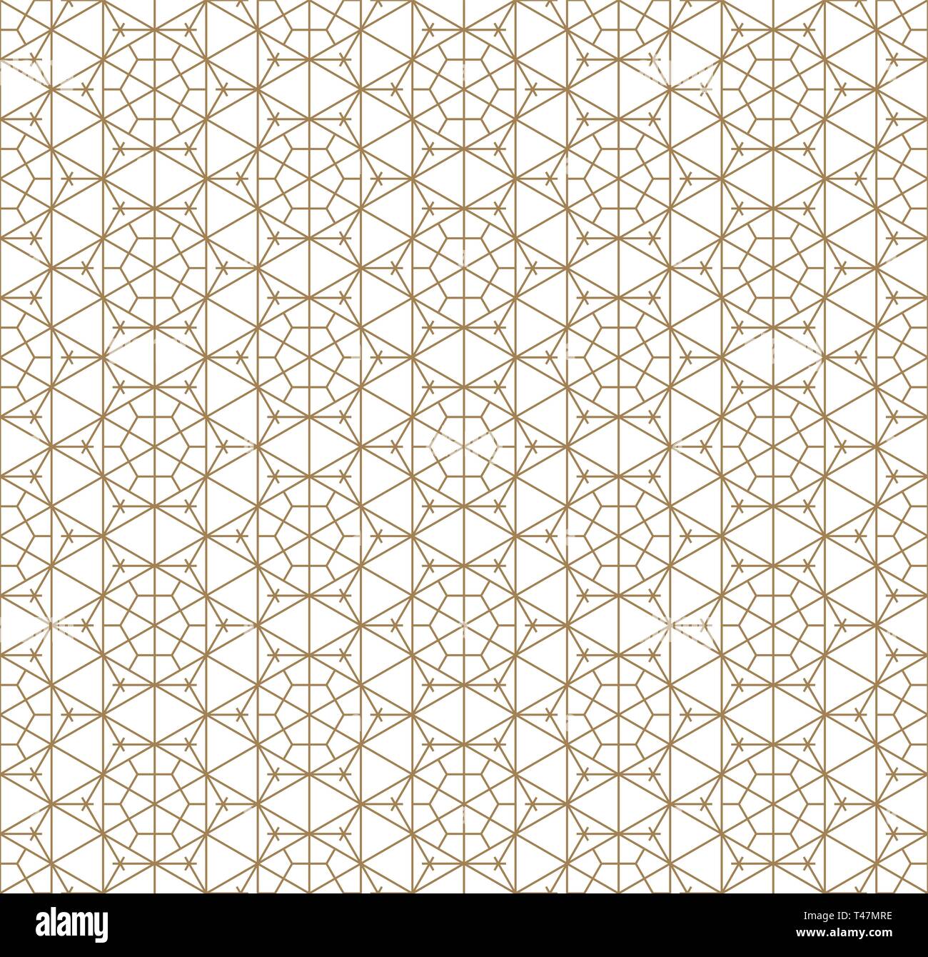 Fine seamless japanese pattern kumiko for shoji screen.Great design for