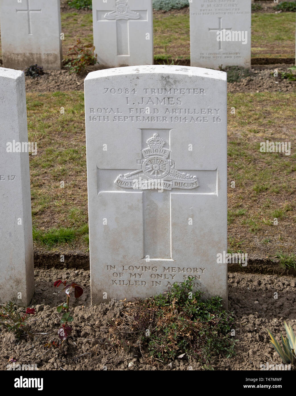 Trumpeter ivor james hires stock photography and images Alamy