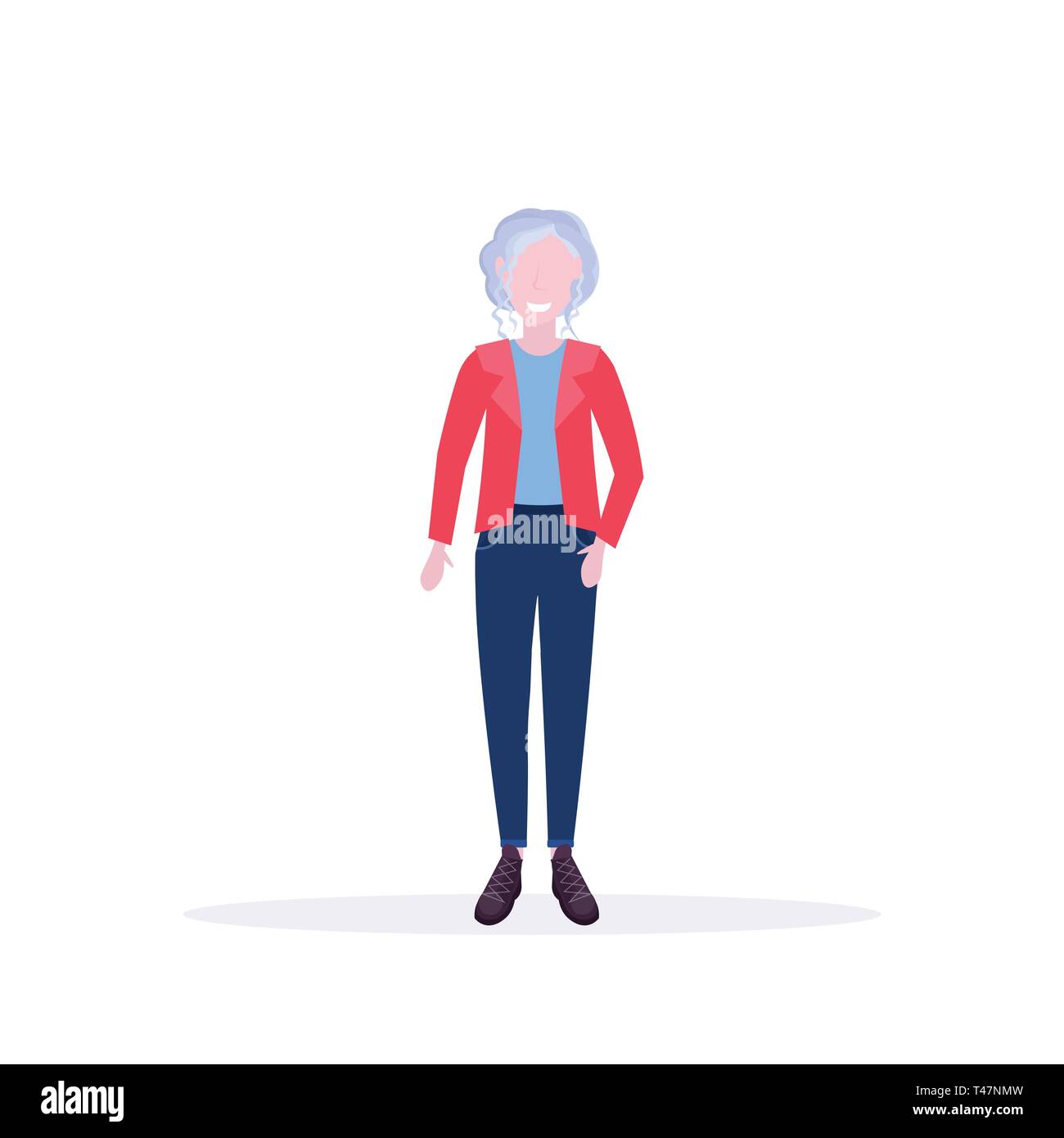 Attractive mature woman Stock Vector Images - Alamy