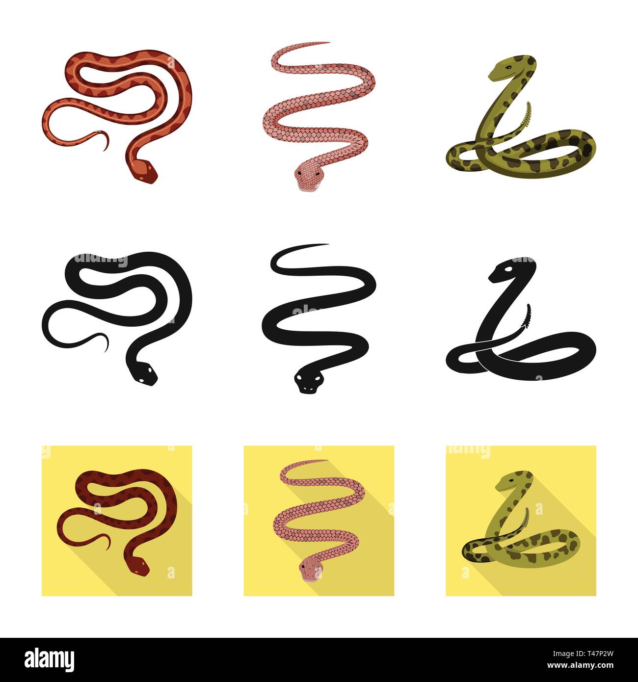 viper,snake,tail,python,forest,spiral,animal,seamless,leather,green ...