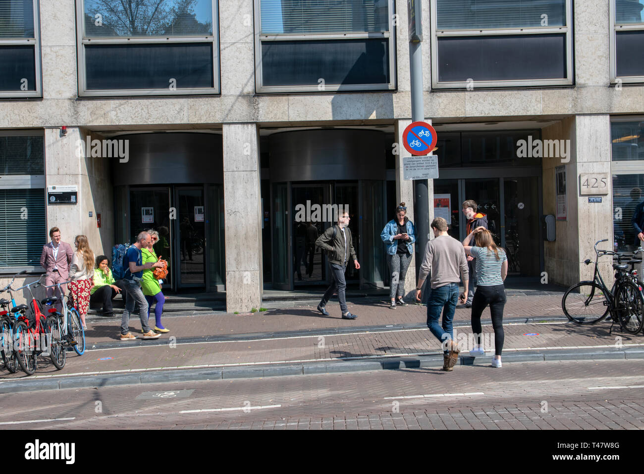 UVA Universiteitsbibliotheek At Amsterdam The Netherlands 2019 Stock Photo