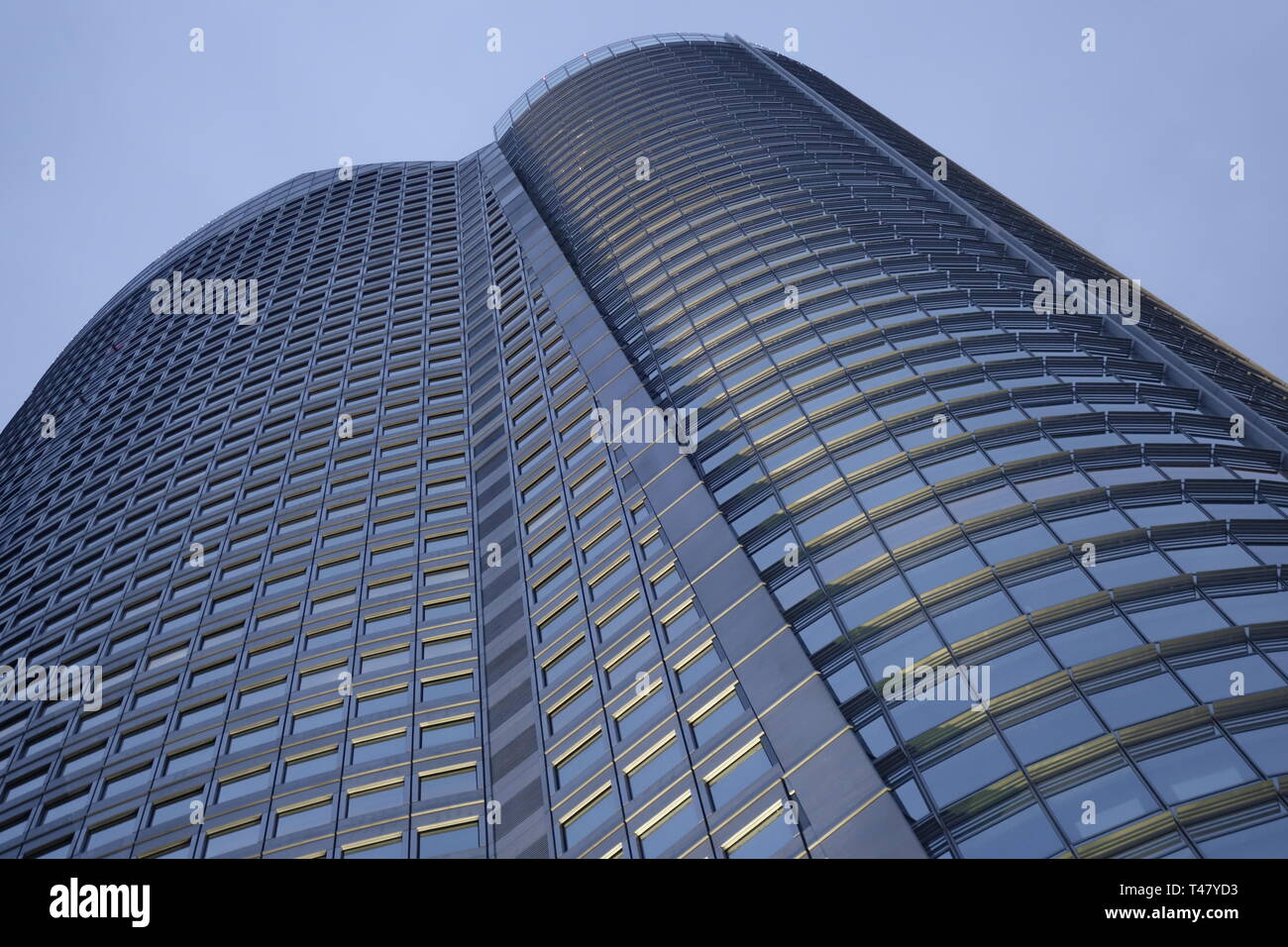High skyscraper in steel and glass, modern architecture Stock Photo - Alamy