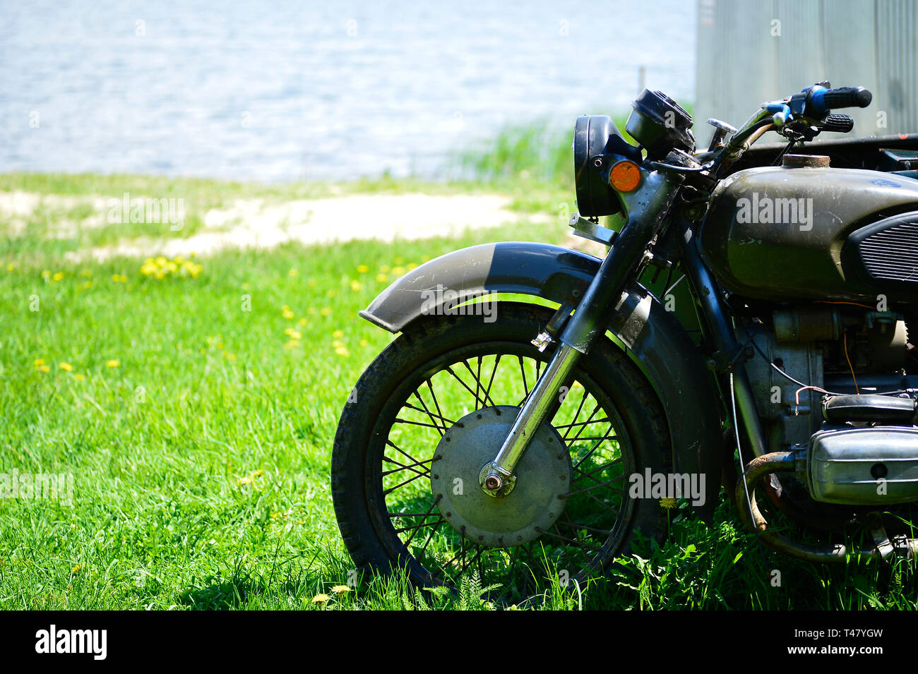Dnepr motorcycle hi-res stock photography and images - Alamy