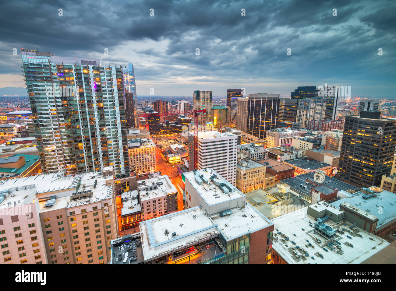 Denver Colorado Aerial Stock Photos & Denver Colorado Aerial Stock