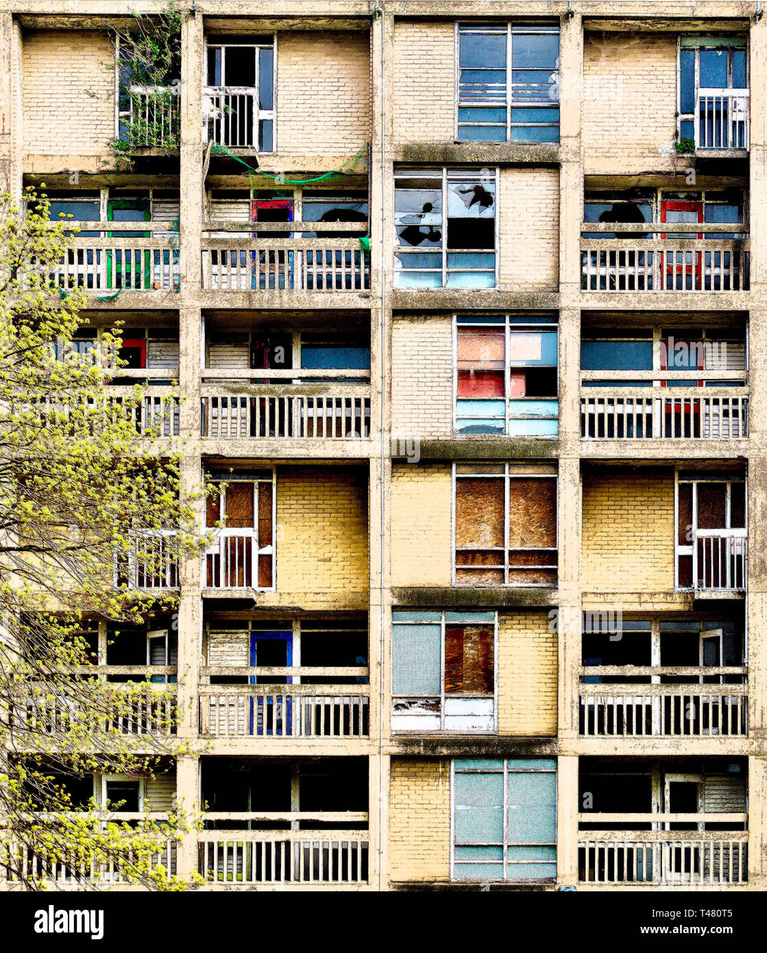 Derelict flats uk hires stock photography and images Alamy