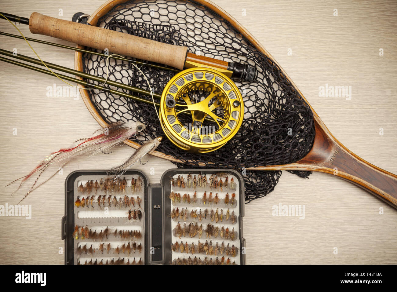 Fly fishing equipment hi-res stock photography and images - Alamy