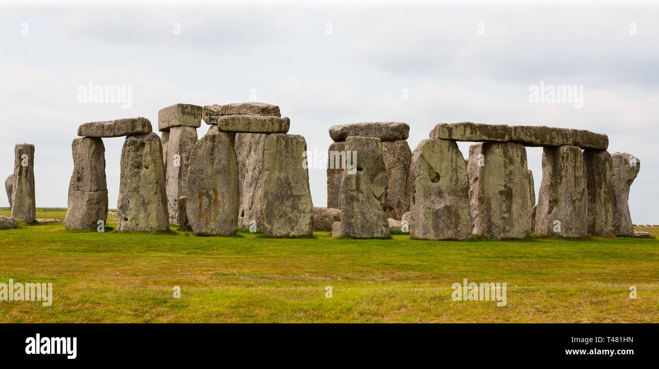 Stonehenge, Salisbury Plains, England. Neolithic prehistoric