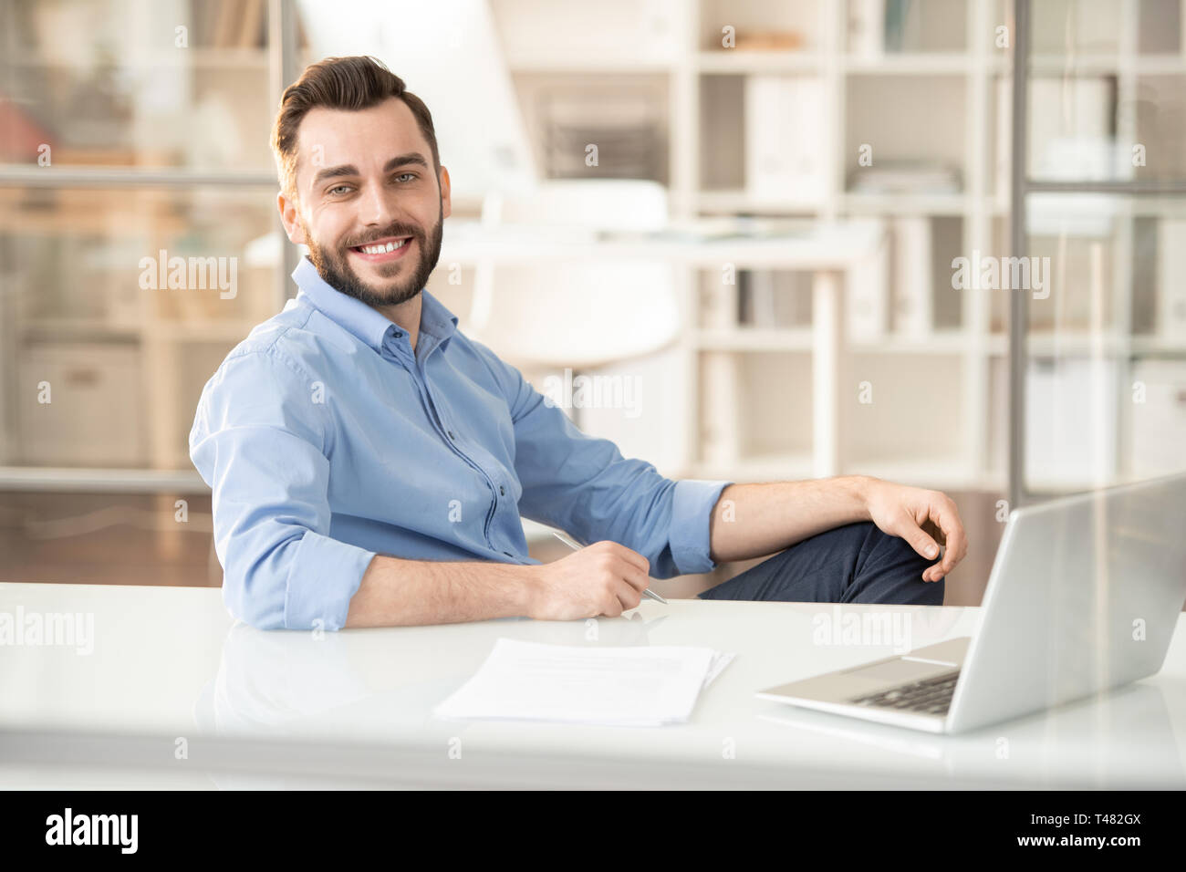 Professional desk job hires stock photography and images Alamy
