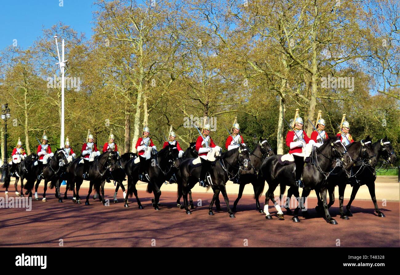 Blues and Royals Stock Photo