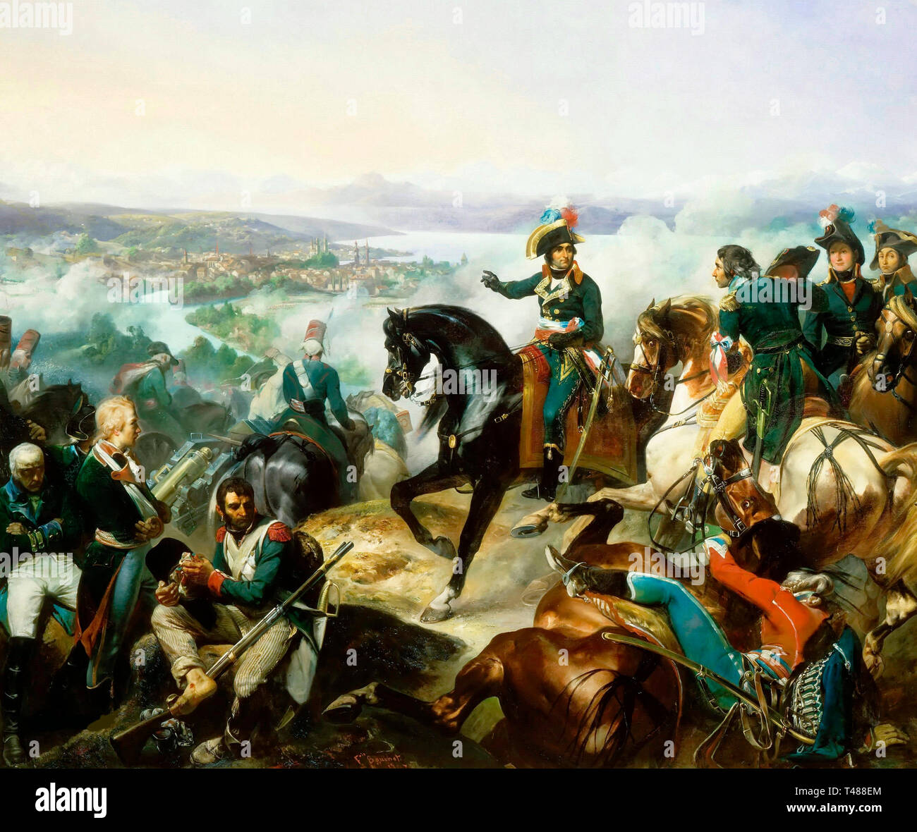 The Battle of Zurich, 25th September 1799 Stock Photo