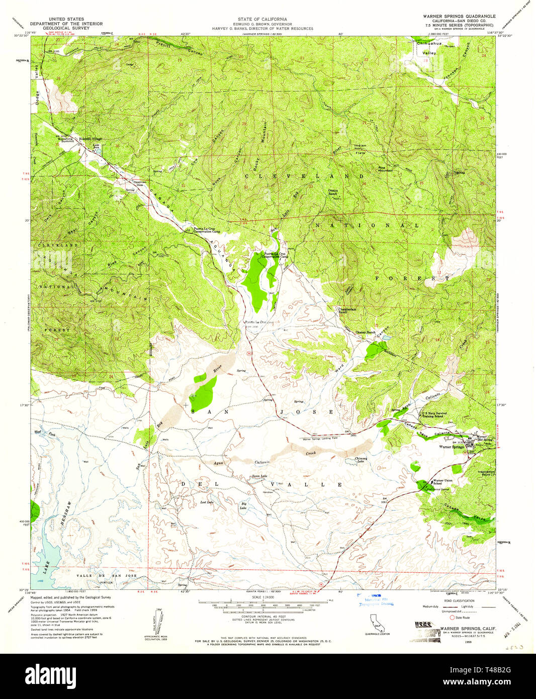 Warner springs california hires stock photography and images Alamy