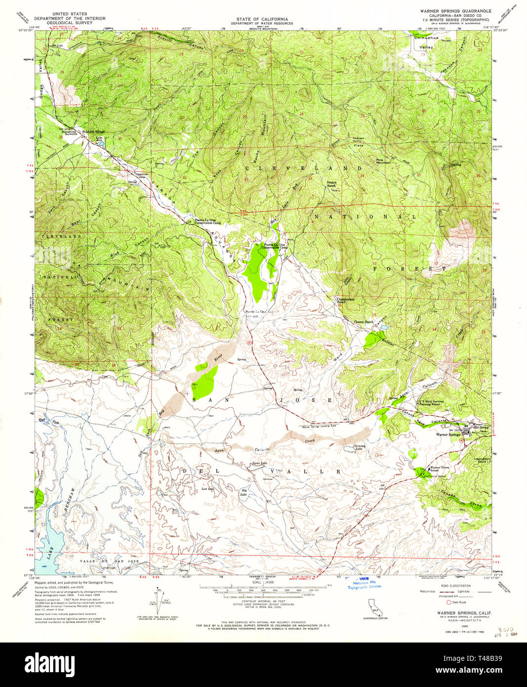 Warner springs california hires stock photography and images Alamy
