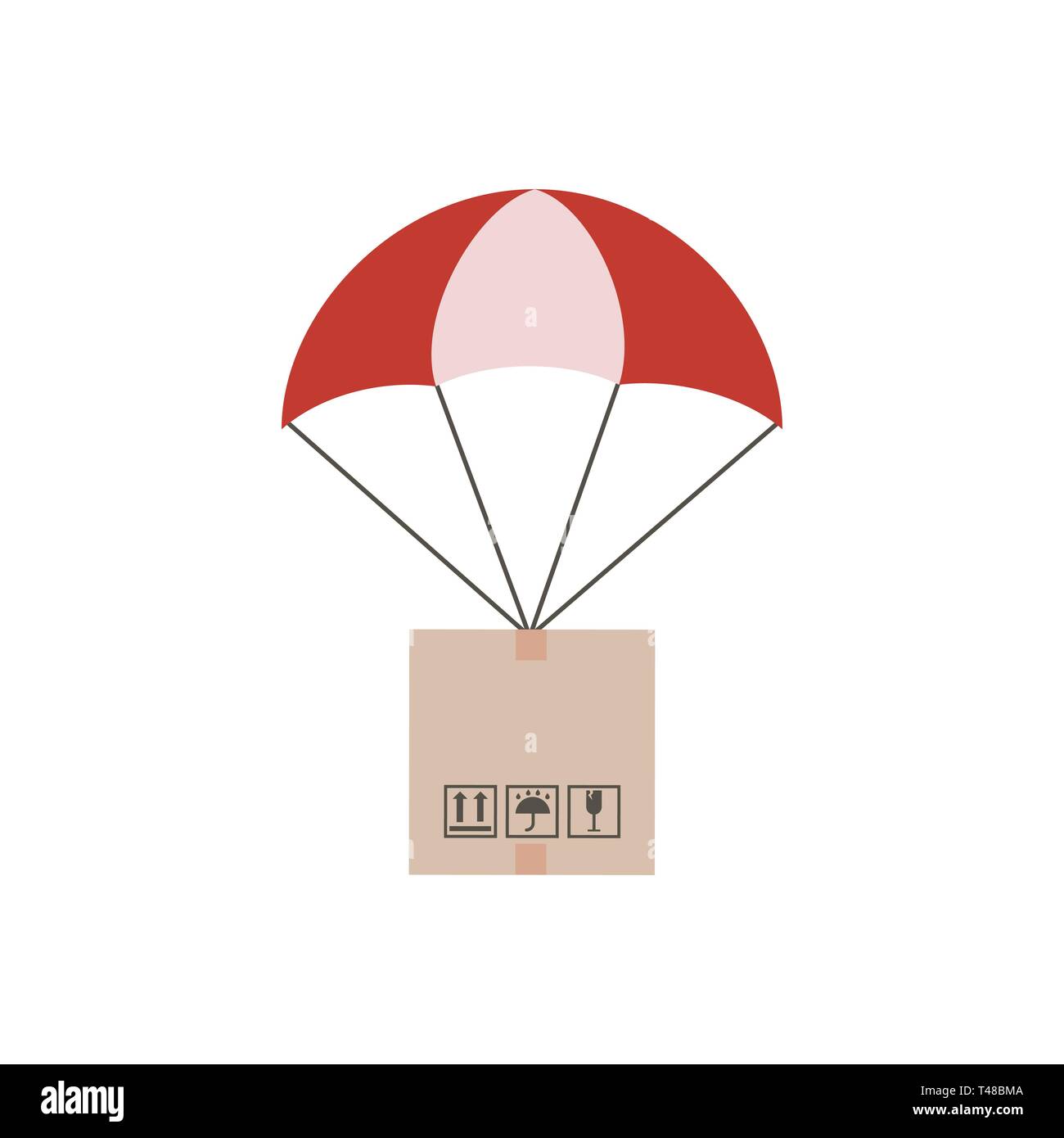 Delivery Services concept in cartoon flat style. Stock Vector