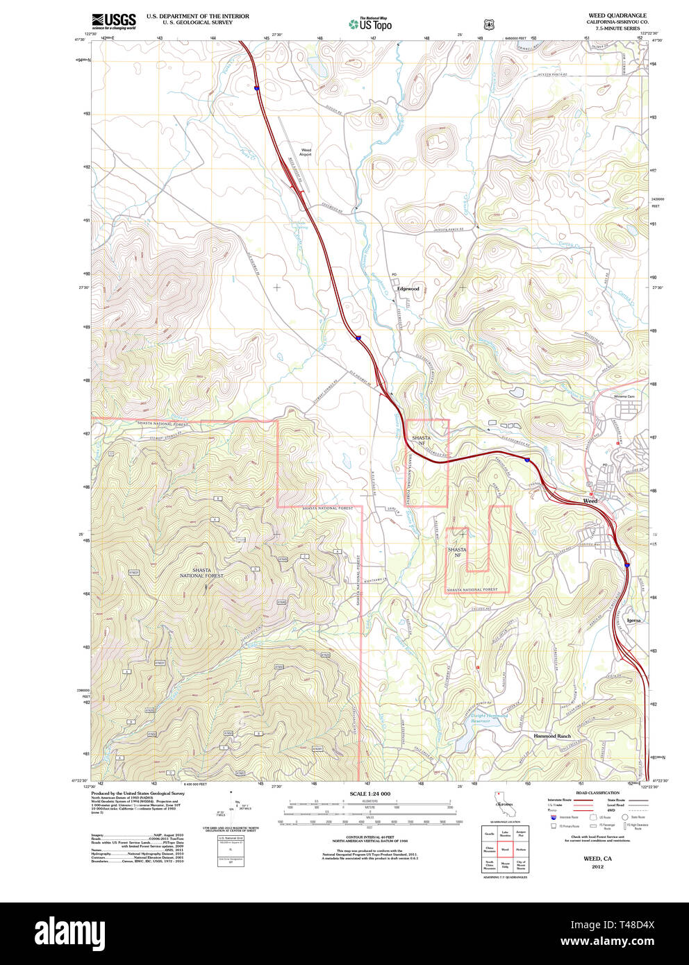 Map of weed california hires stock photography and images Alamy