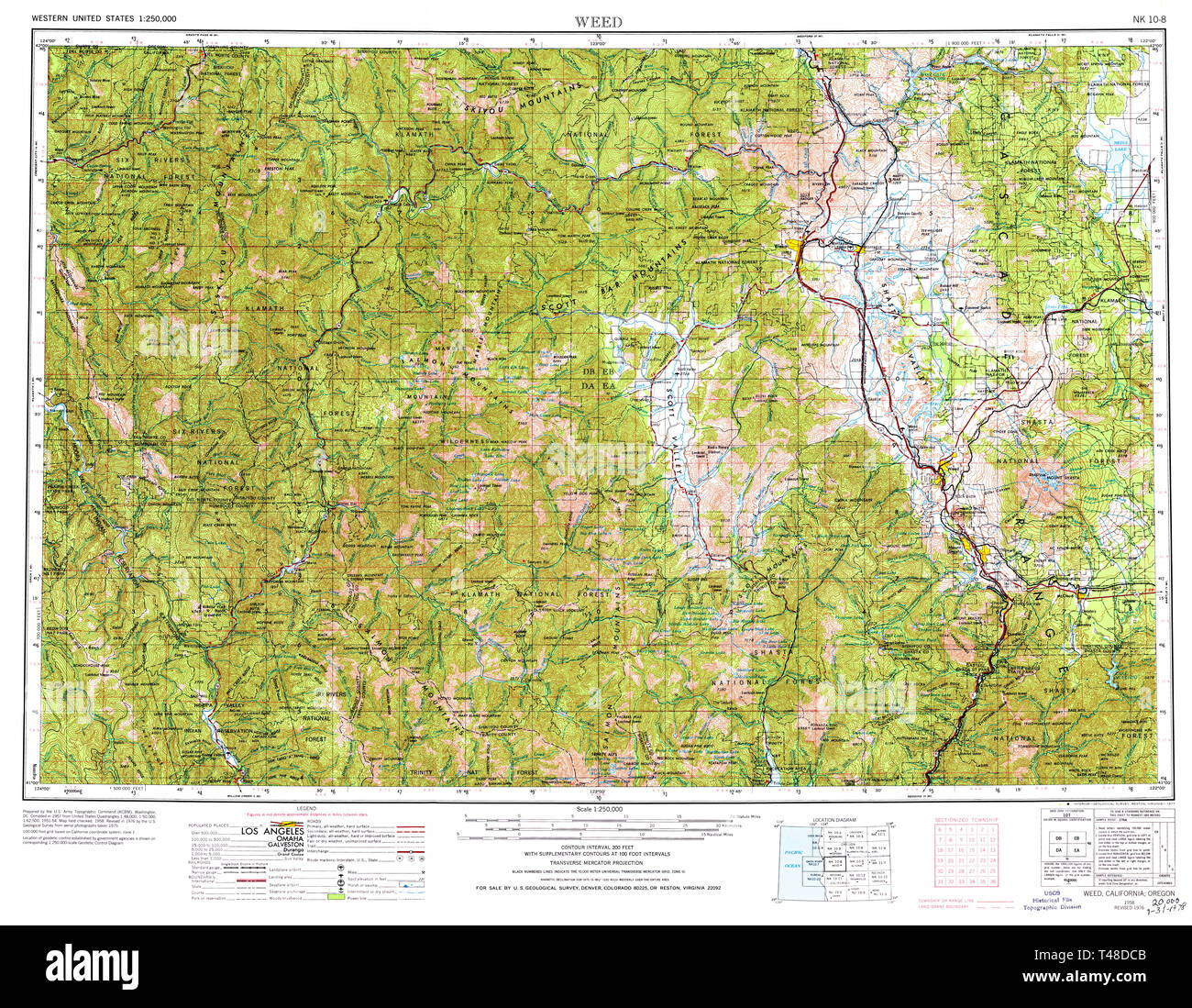 Map of weed california hires stock photography and images Alamy