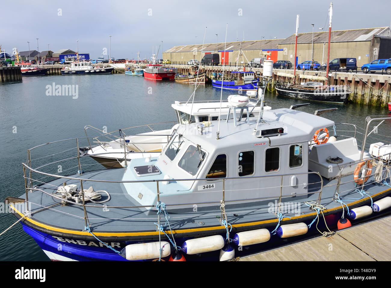 Harbour view, Kirkwall, The Mainland, Orkney Islands, Northern Isles, Scotland, United Kingdom Stock Photo