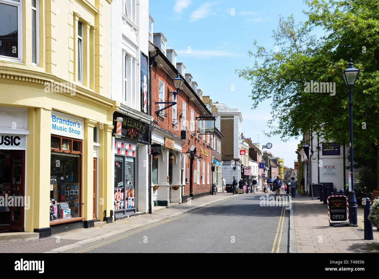High Street, Hythe, Kent, England, United Kingdom Stock Photo