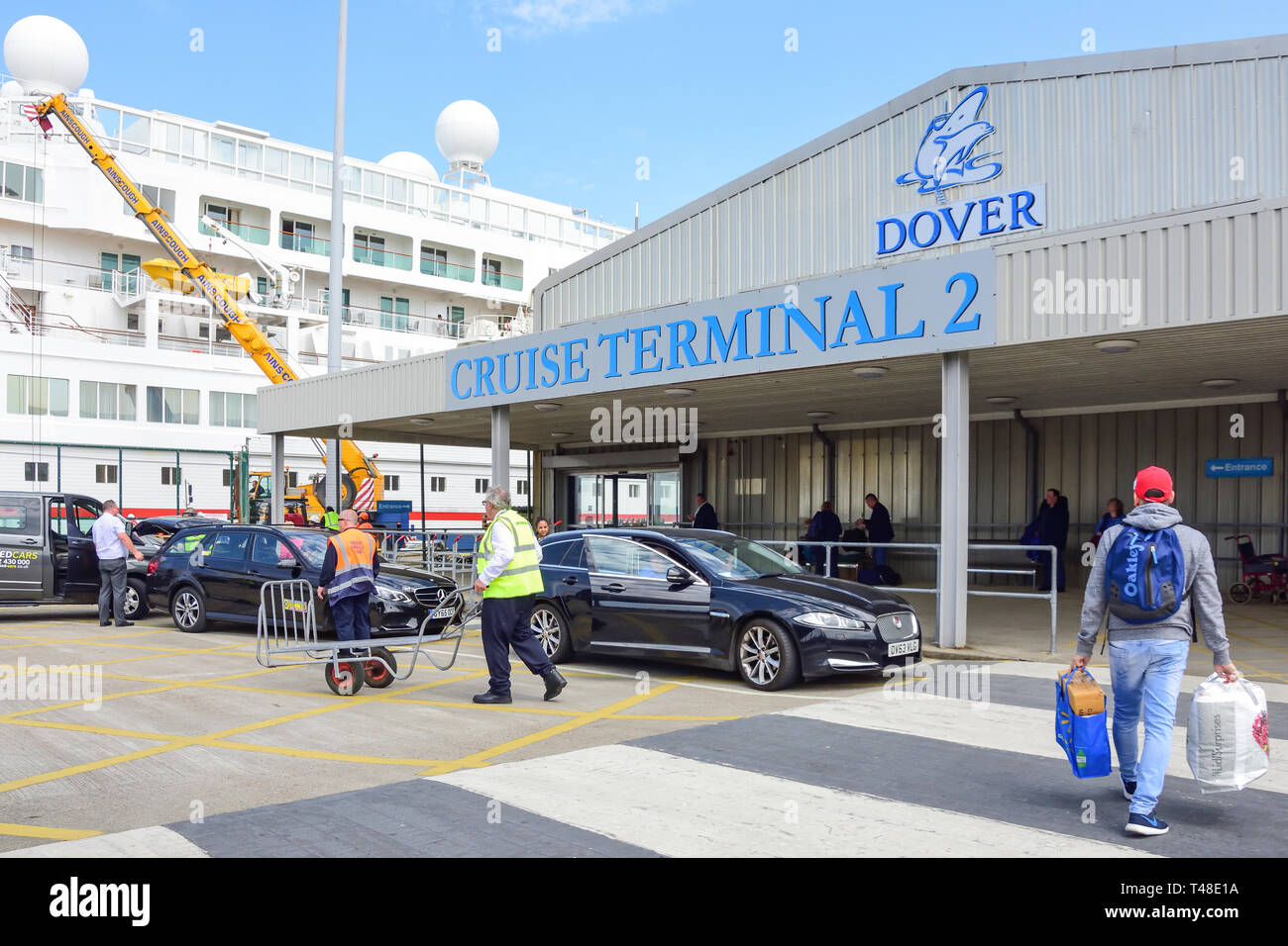 Cruise Terminal 2, Admiralty Pier, Dover, Kent, England, United Kingdom Stock Photo