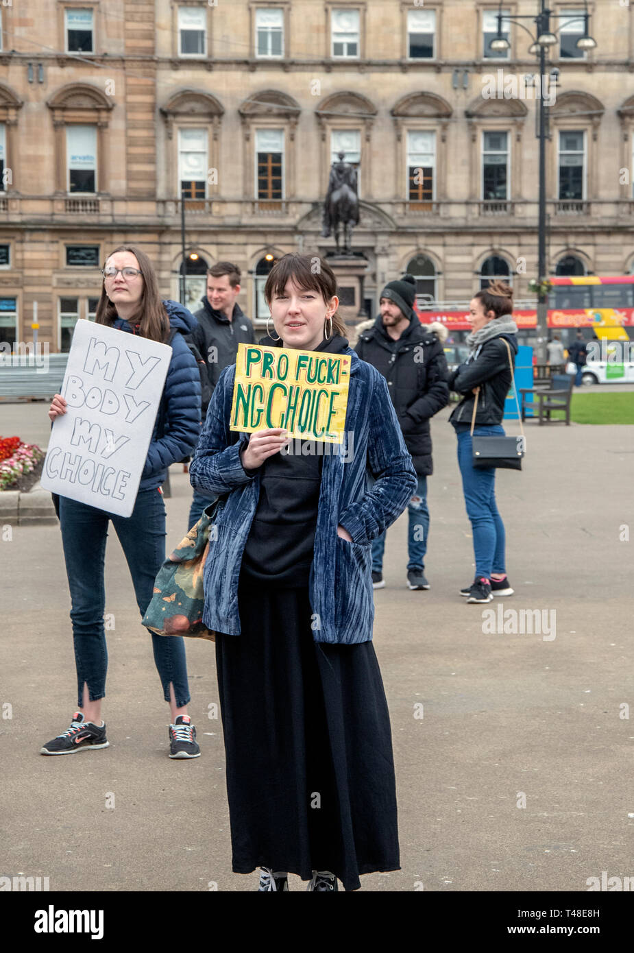 Abortion protest glasgow hi-res stock photography and images - Alamy