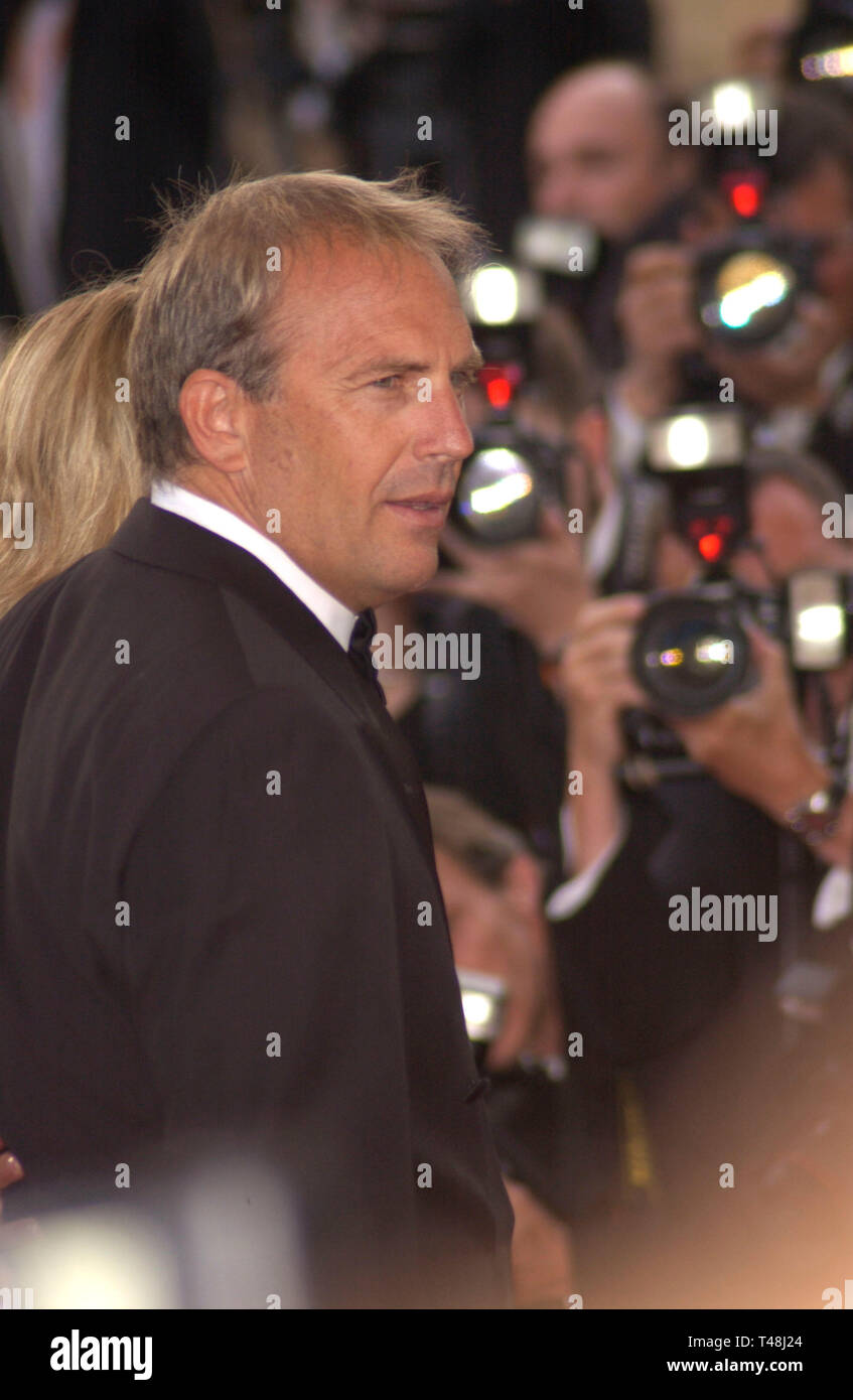CANNES, FRANCE. May 15, 2003 Actor KEVIN COSTNER & date at the