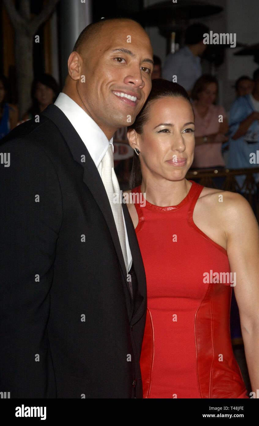 LOS ANGELES, CA. September 22, 2003: Actor DWAYNE JOHNSON, aka THE ROCK