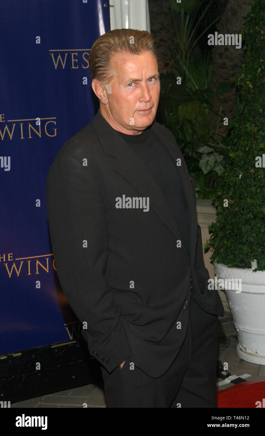 LOS ANGELES, CA. November 01, 2003: Actor MARTIN SHEEN at party in Los Angeles to celebrate to 100th episode of TV series The West Wing. Stock Photo