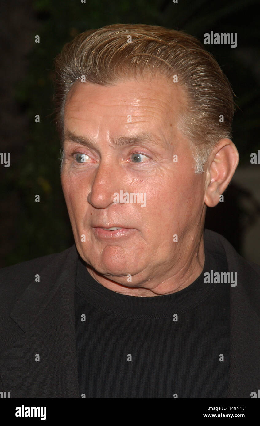 LOS ANGELES, CA. November 01, 2003: Actor MARTIN SHEEN at party in Los Angeles to celebrate to 100th episode of TV series The West Wing. Stock Photo