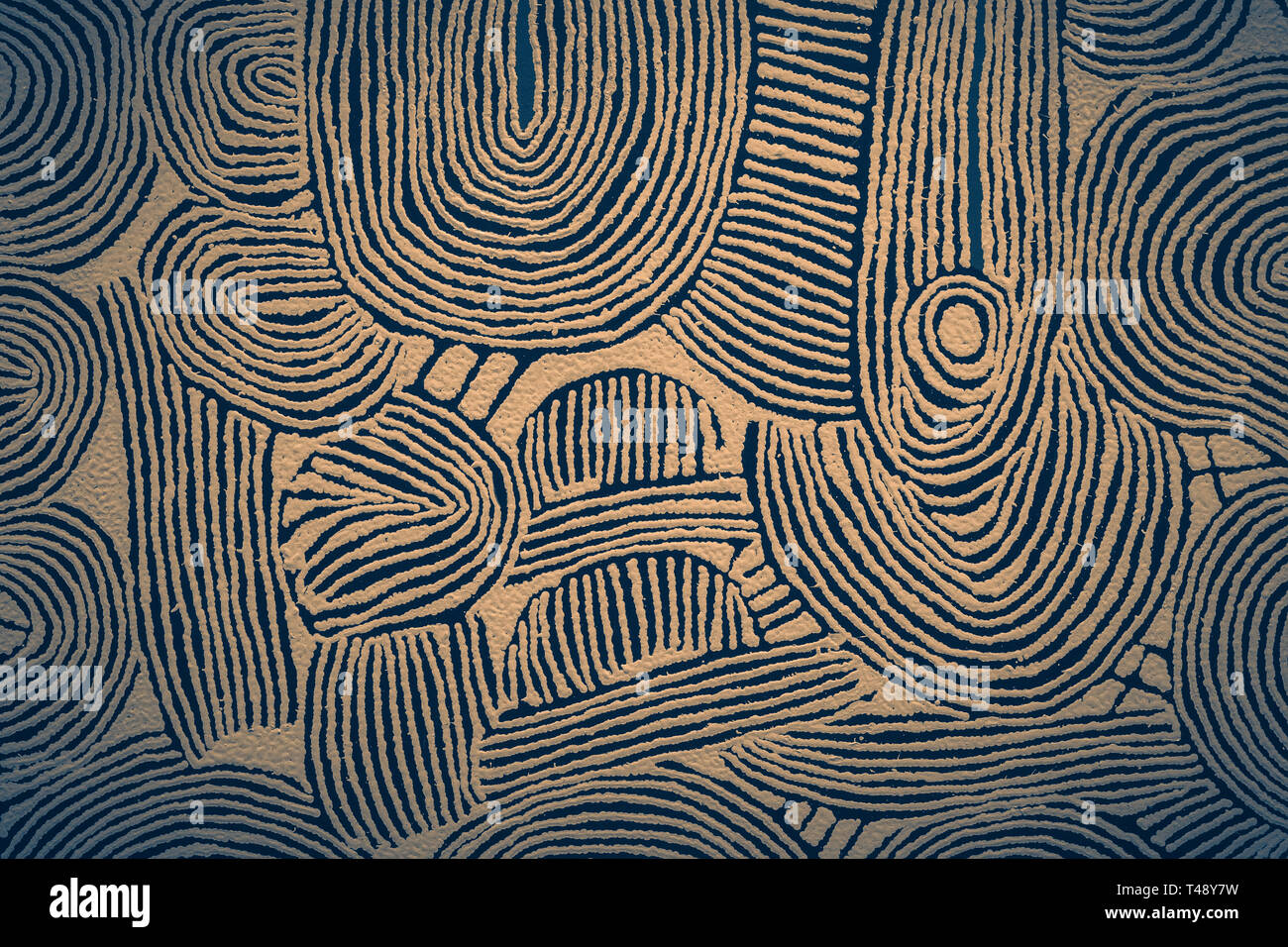 Dark stripes geometric pattern, grunge texture Stock Photo