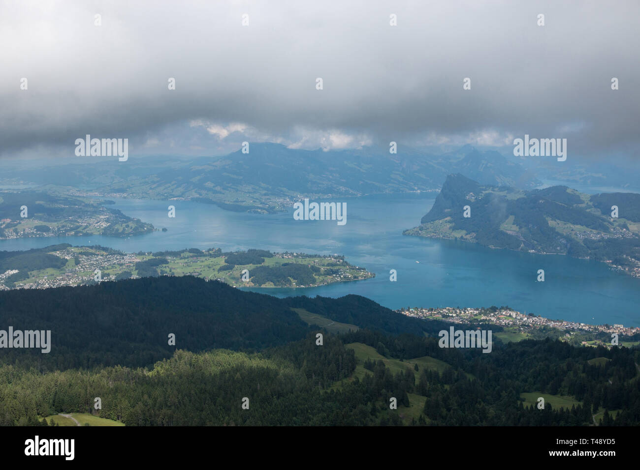 View on lake Lucerne and mountains scenes, Lucerne, Switzerland, Europe