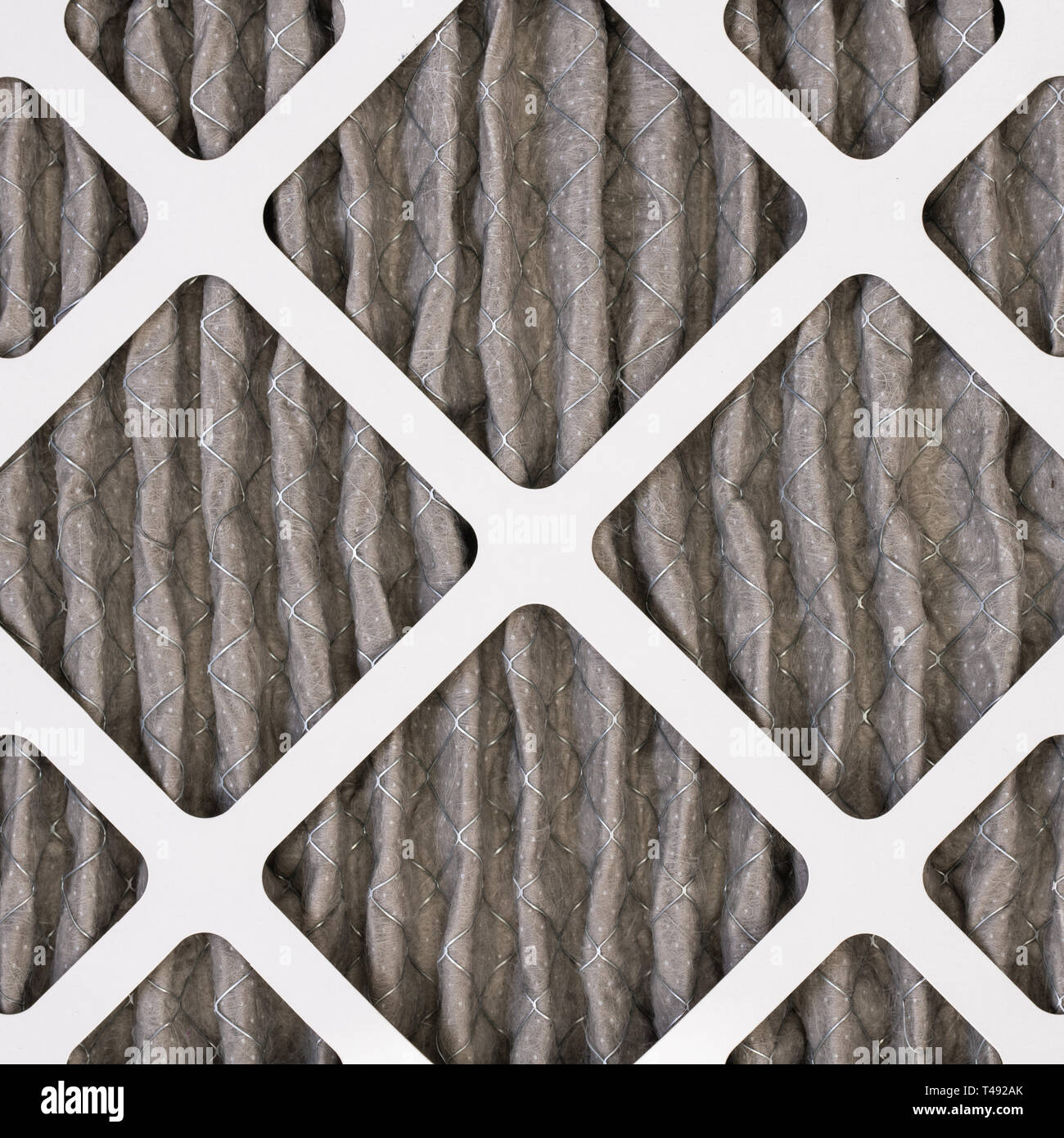 Dirty home air filter close up that needs to be replaced Stock Photo Alamy