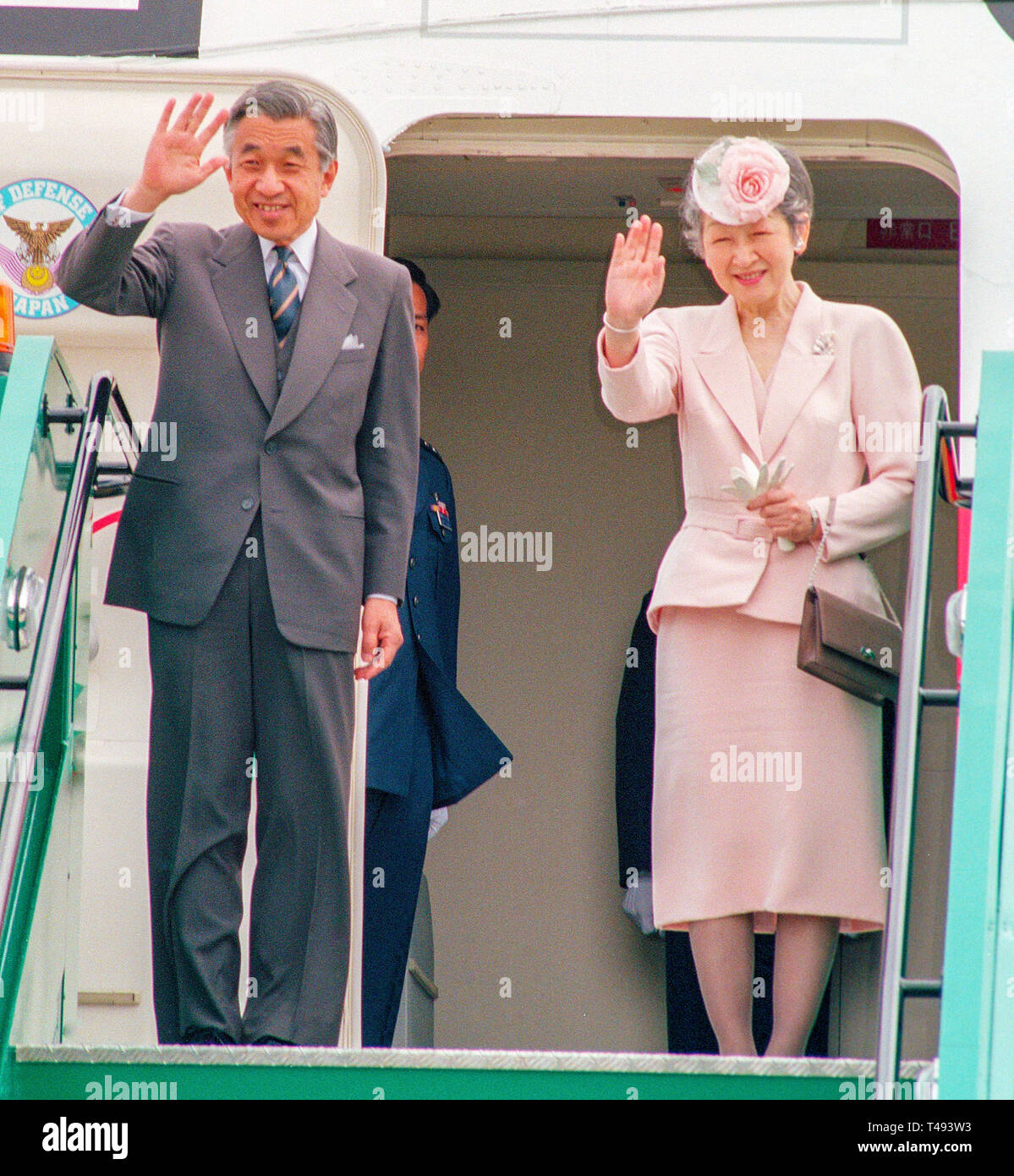 Japanese emperor akihito wife empress hires stock photography and