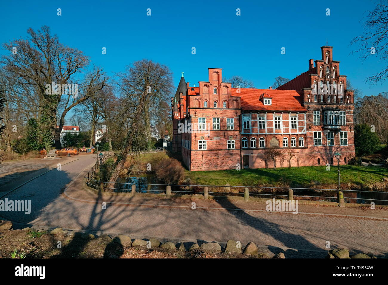 Hamburg Bergedorf, Bergedorfer Schloss mit Schlosspark Stock Photo Alamy