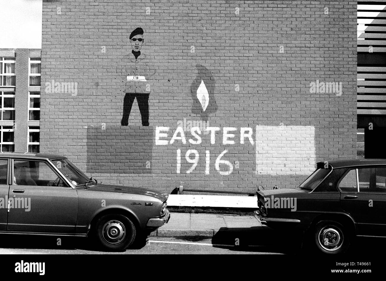 Easter Rising graffiti bogside, Londonderry, Derry, Northern Ireland