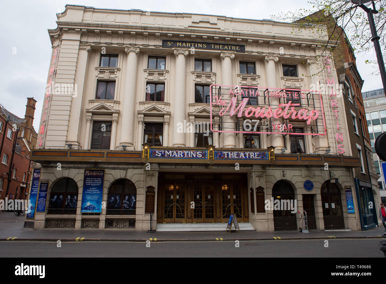 Agatha Christie's The Mousetrap at the St. Martin's Theatre, West St ...