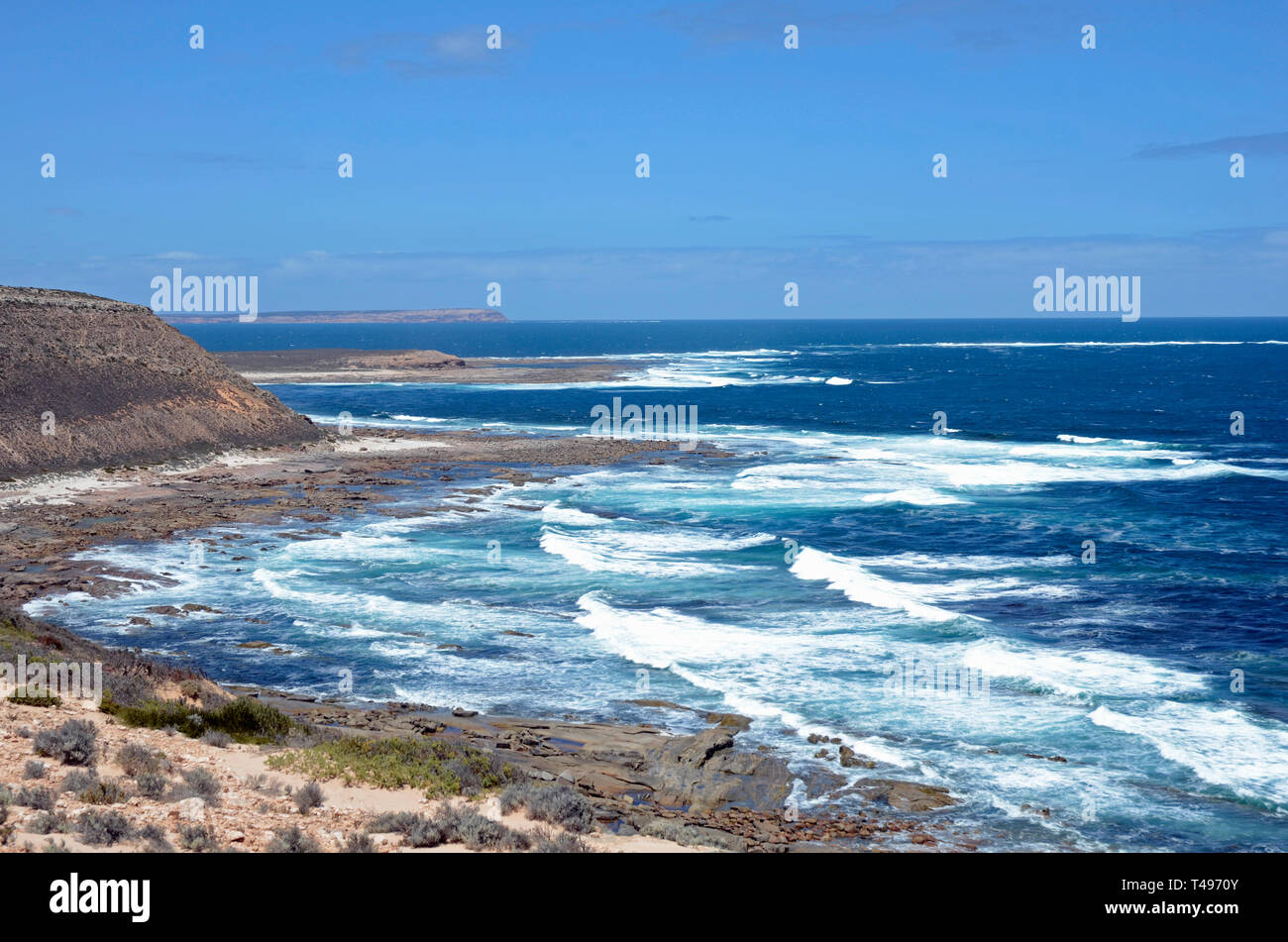 Coastline Bays, Eyre Peninsula, South Australia Stock Photo