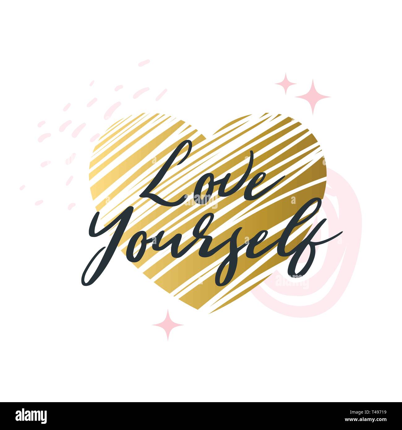 Valentine Day Design Template For Greeting Card Or Banner With