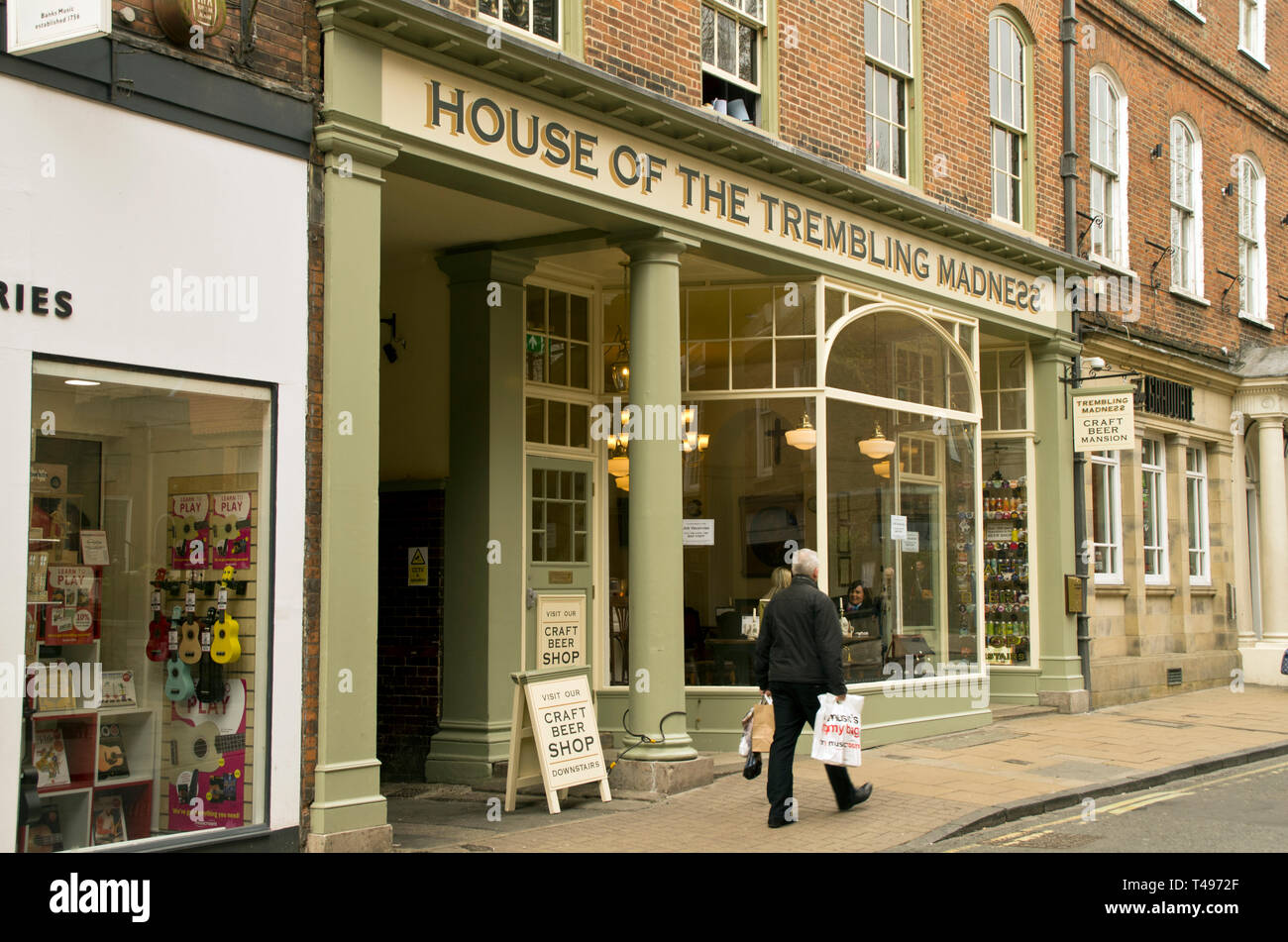 House of the Trembling Madness, York Stock Photo
