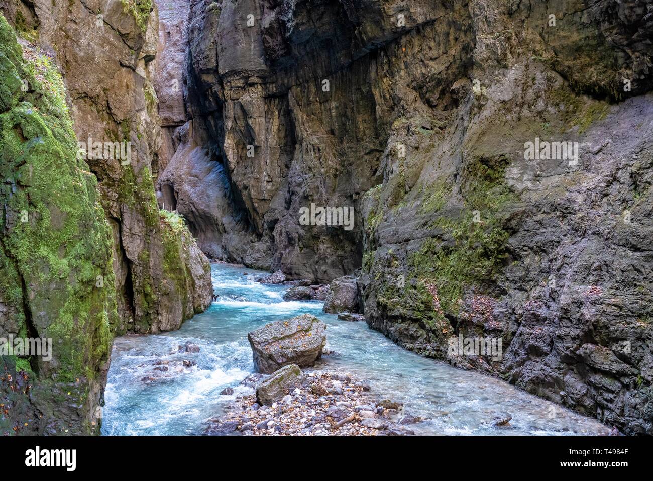 Hiking the Partnach Gorge in Garmisch-Partenkirchen, Bavaria, Germany ...