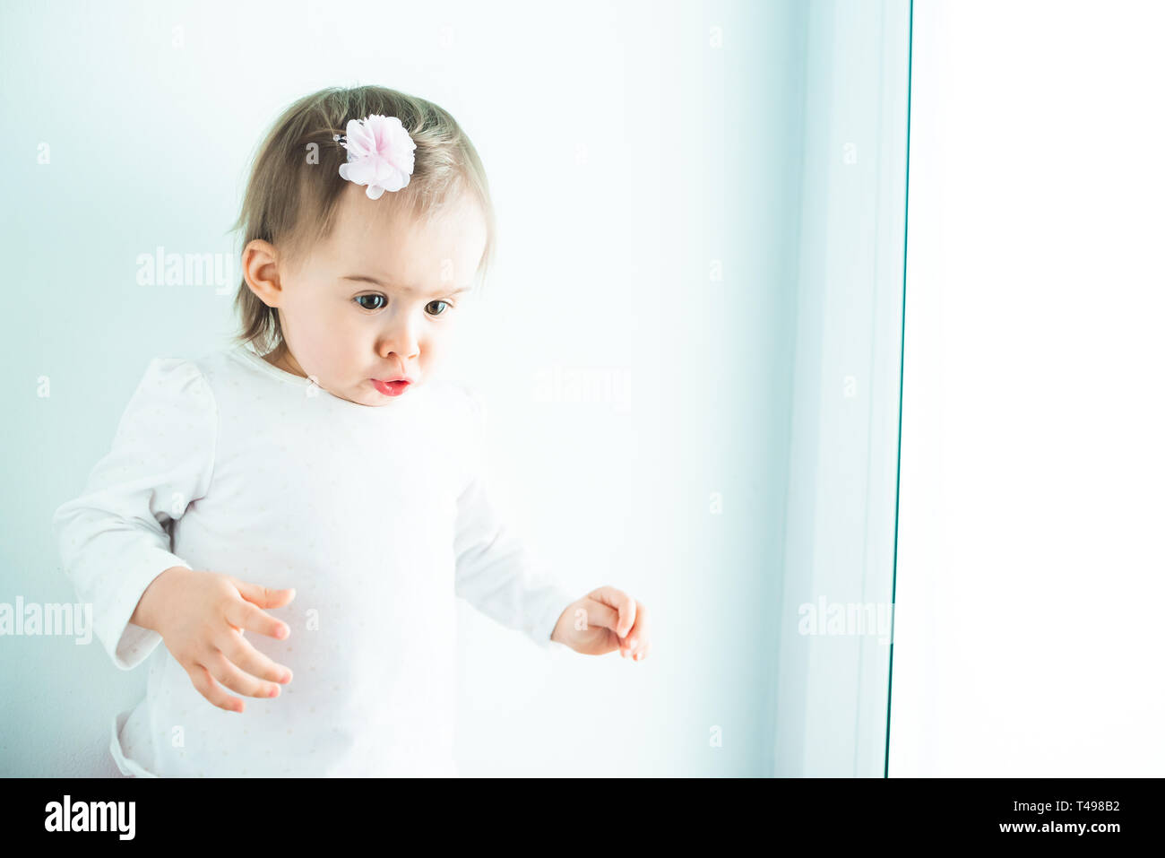 white baby hair clips