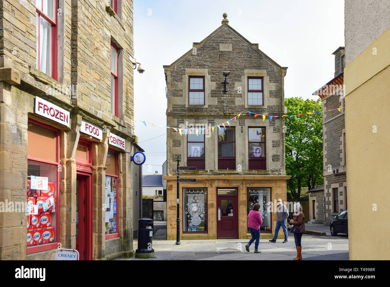 Albert Street, Kirkwall, The Mainland, Orkney Islands, Northern Isles, Scotland, United Kingdom Stock Photo