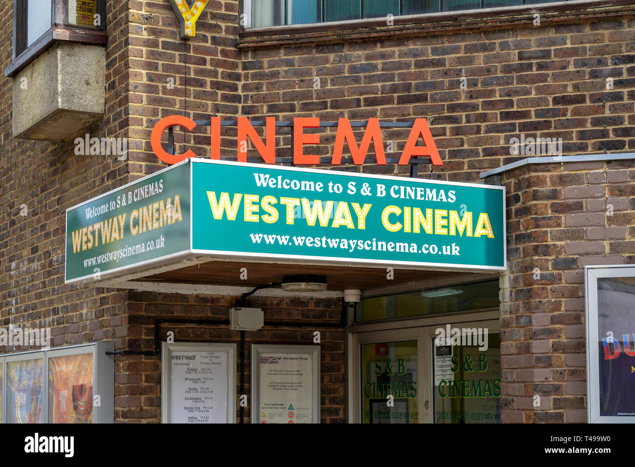 Westway cinema Stock Photo