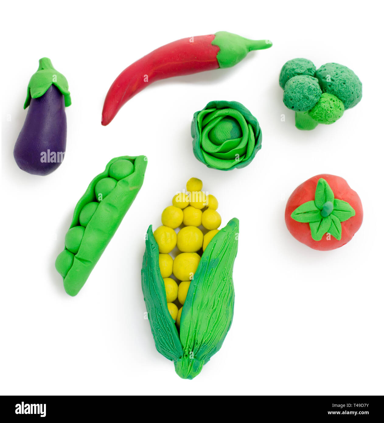 Yellow plastic green corn toy hi-res stock photography and images - Alamy