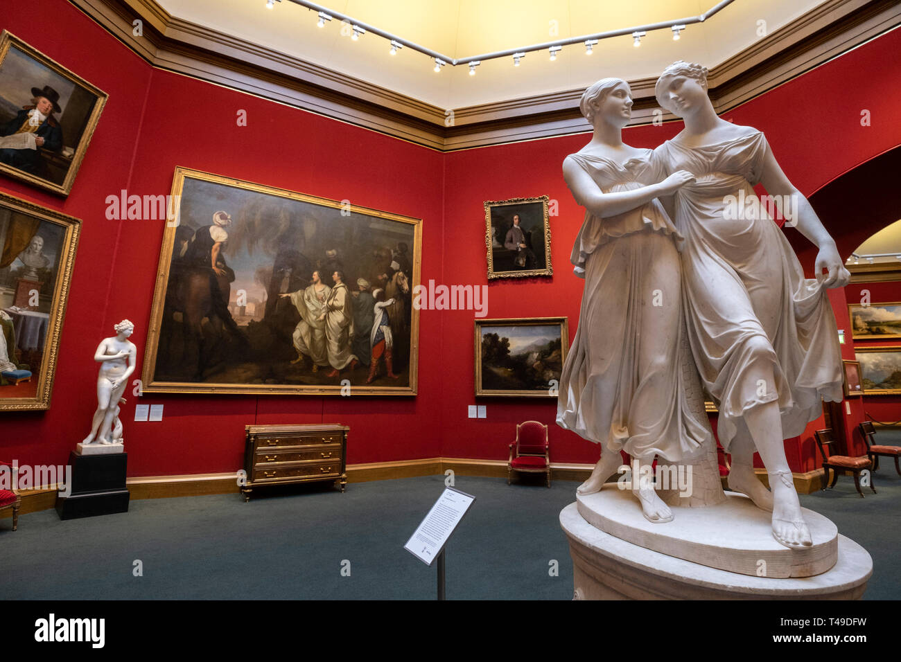 Scottish National Gallery art museum, Edinburgh, Scotland, United Kingdom, Europe Stock Photo