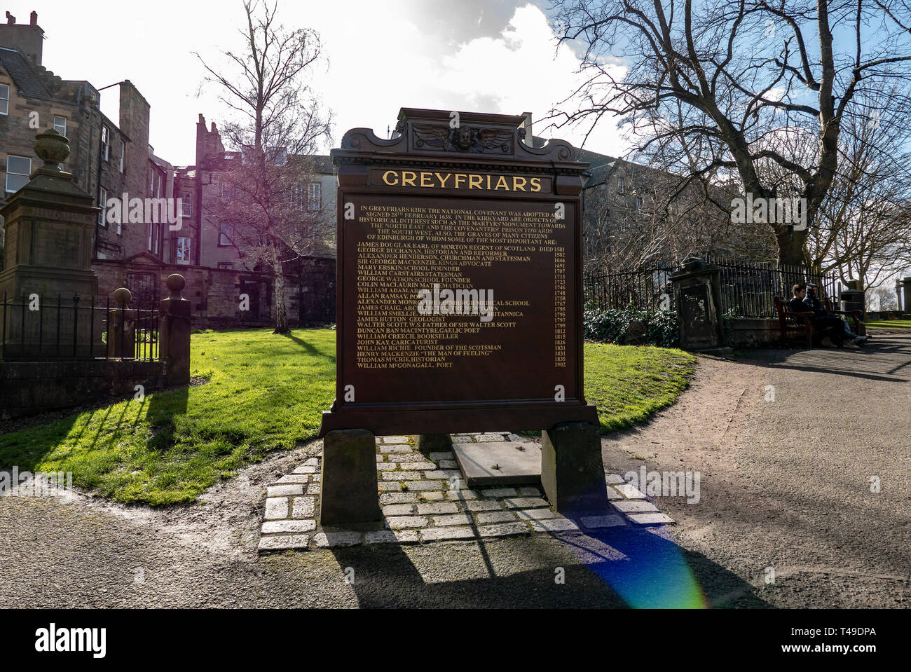 Greyfriars Kirkyard, Edinburgh, Scotland, UK, Europe Stock Photo
