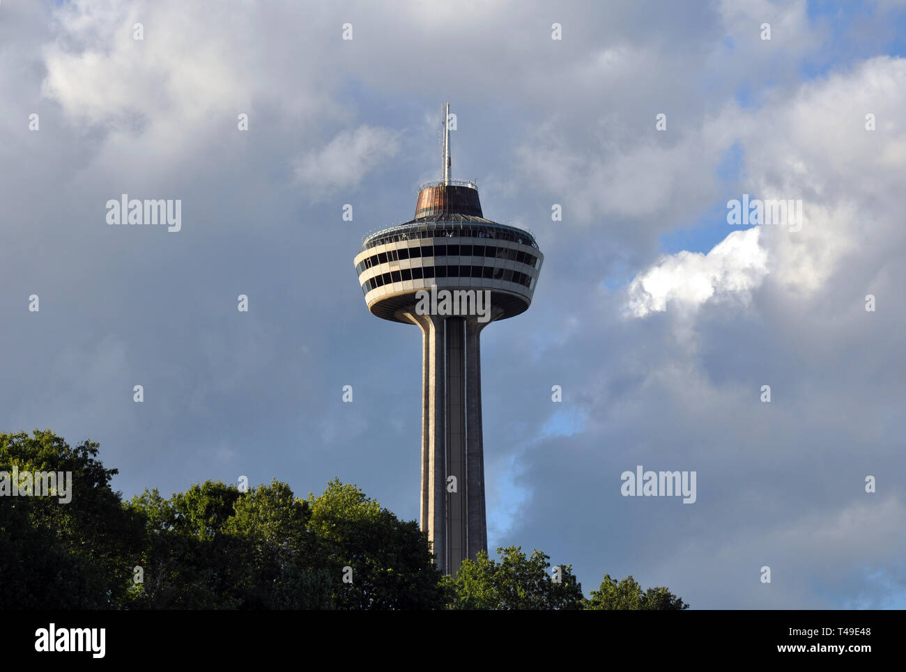 Skylon Tower Revolving Restaurant and Observation Deck, Niagara Falls, Canada Stock Photo